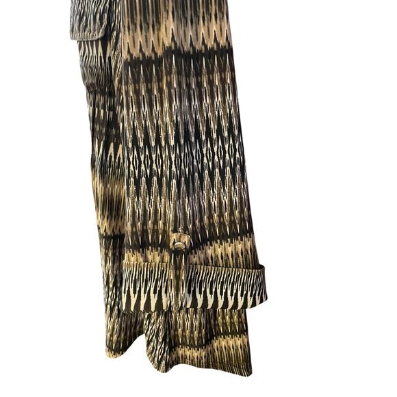 Ava & Grace Woman 3X Tunic Top – Black, Brown & Tan‎ Ikat Print with Pockets - Picture 3 of 6